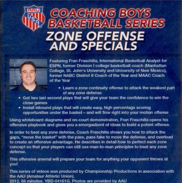 (Rental)-Zone Offense & Specials Fran Fraschilla
